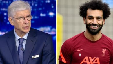 محمد صلاح وأرسين فينجر