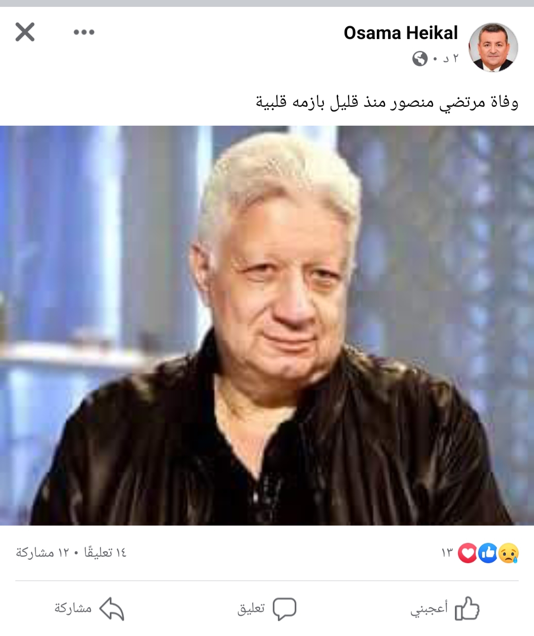 بوست أسامة هيكل