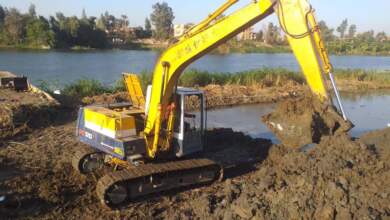 إزالة التعديات من نهر النيل