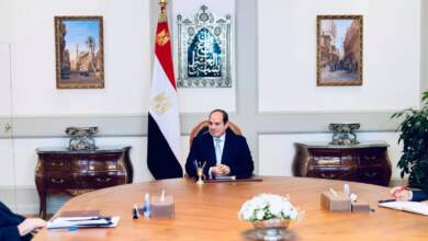 اجتماع الرئيس عبد الفتاح السيسي مع الدكتور محمد عوض تاج الدين