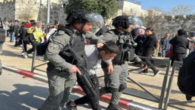 عتداء قوات الإحتلال الاسرائيلي بالمسجد الأقصى