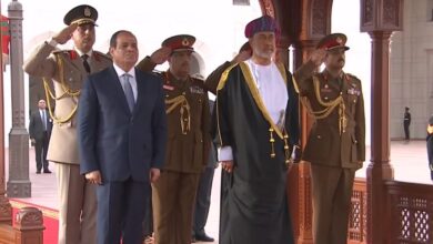 السيسي وسلطان عمان