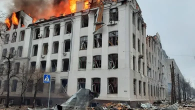 قصف روسي على خاركيف