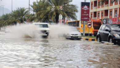 أمطار غزيرة في الإمارات