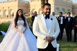 حفل زفاف ابنة شقيق الزعيم عادل إمام