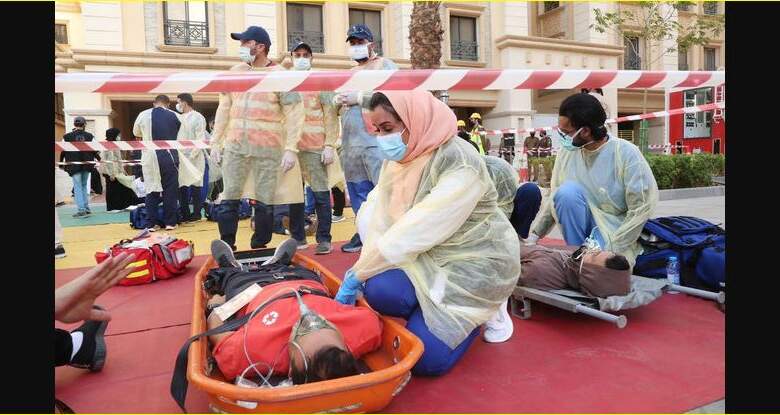 محاكاة لعمليات إسعاف وإنقاذ حجيج بيت الله الحرام