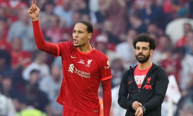 فان دايك ومحمد صلاح