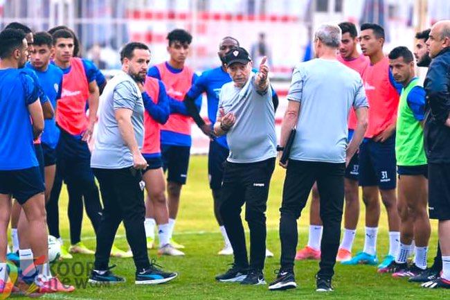 فيريرا في تدريب الزمالك