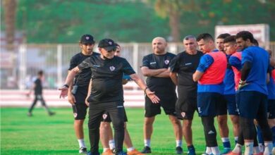 فيريرا في تدريب الزمالك