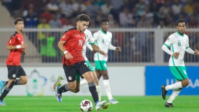 منتخب مصر للشباب والسعودية