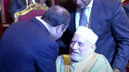 الرئيس السيسي والدكتور أحمد عمر هاشم