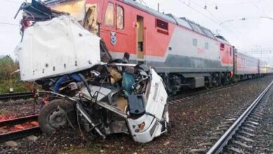 حادث قطار في روسيا