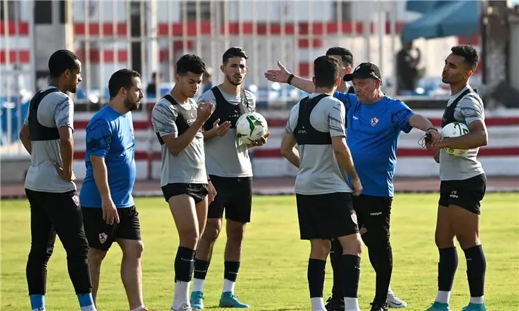 فيريرا في تدريب الزمالك