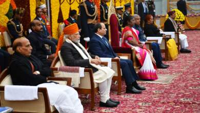 صورة من زيارة الرئيس السيسى للهند