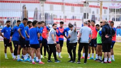 فيريرا في تدريب الزمالك