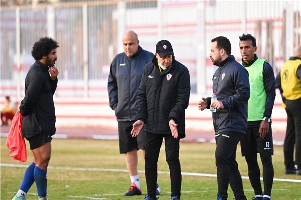 فيريرا في تدريب الزمالك