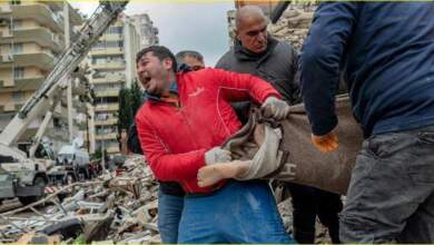 ضحايا الزلزال السورى