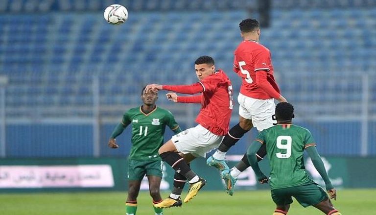 منتخب مصر الأولمبي وزامبيا