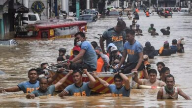 الأمطار الغزيرة تهدد الفلبين