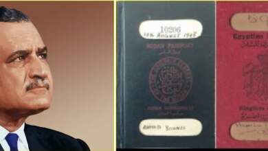 جمال عبد الناصر، ووثائق السفر المصرية والسودانية
