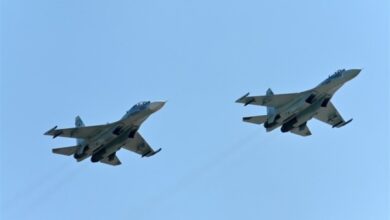 طائرتين لحلف الناتو