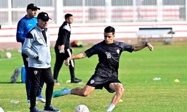 أحمد بلحاج لاعب نادي الزمالك