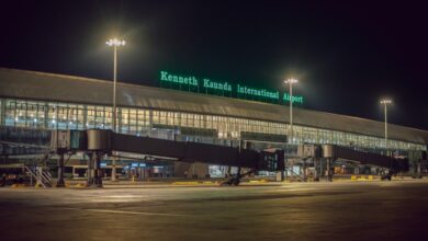 مطار كينيث كاوندا الدولي في لوساكا