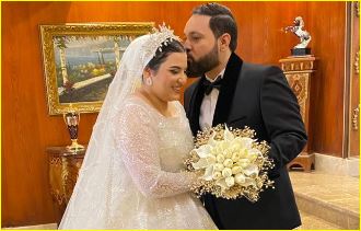 العروس منة الله محمد عطا وعريسها أحمد فتحي