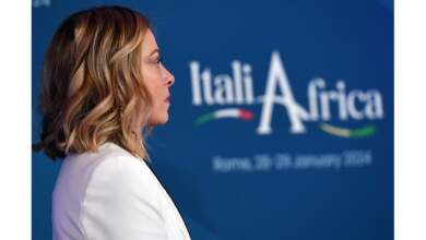 ميلونى رئيس وزراء إيطاليا تستضيف بلادها قمة إيطاليا - أفريفيا