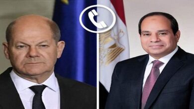 الرئيس السيسي والمستشار الألماني