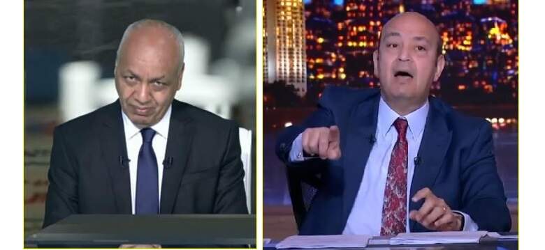 عمرو أديب ومصطفى بكرى