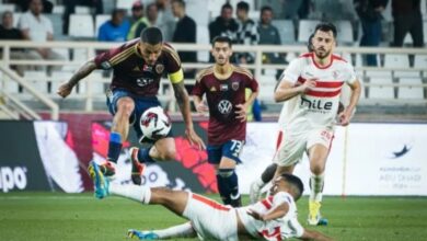 مباراة الزمالك والرجاء المغربي