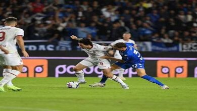 مباراة إمبولي وميلان في الدوري الإيطالي