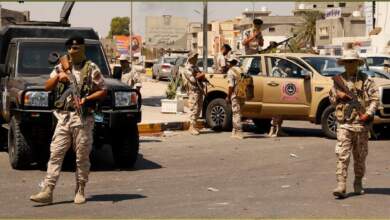 قوات حفظ الأمن فى طرابلس