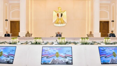 اجتماع الرئيس عبدالفتاح السيسى مع قادة القوات المسلحة