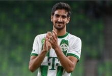 محمد علي بن رمضان لاعب فريق فرينكفاروزي المجري