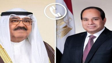 الرئيس السيسي وأمير الكويت