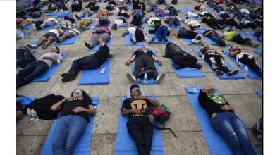 قيلولة جماعية في المكسيك بمناسبة اليوم العالمي للنوم