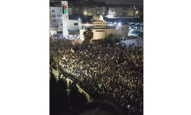مظاهرات الأردنيين