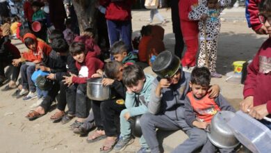 الجفاف وسوء التغذية في غزة