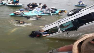 حادث ميكروباص معدية أبو غالب