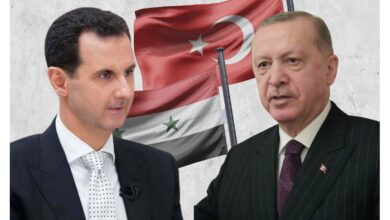 الرئيس التركى أردوغان ونظيره السورى الأسد