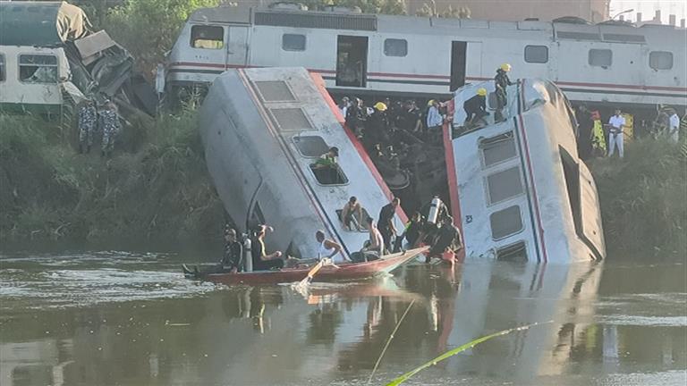 حادث قطار المنيا