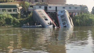 حادث قطار المنيا