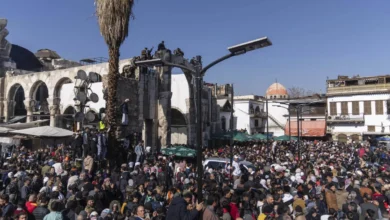 حادث التدافع فى المسجد الأموي