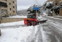 ثلوج فى لبنان