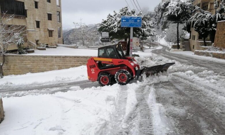 ثلوج فى لبنان