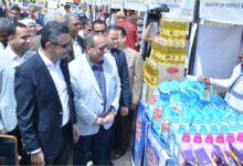 وزير التموين ومحافظ القاهرة يفتتحان سوق اليوم الواحد