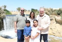الملك أحمد فؤاد وأسرته فى الفيوم