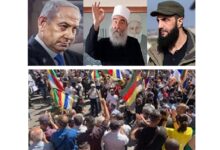 الشرع والشيخ حكمت الهجري زعيم الدروز فى سوريا ونتنياهو